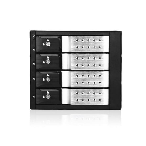 iStarUSA Group 3x5.25 to 4x3.5 SAS Cage Black Trayless BPN-DE340SS-BLACK iStarUSA Group 3x5.25 to 4x3.5 SAS Cage Black Trayless BPN-DE340SS-BLACK